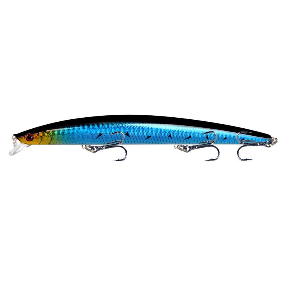 1pcs 18cm 24g Minnow Fishing Lure Laser Hard Artificial Bait Plastic Big Fake Fish Lures Sea Fishing Bait Crankbait Wobblers