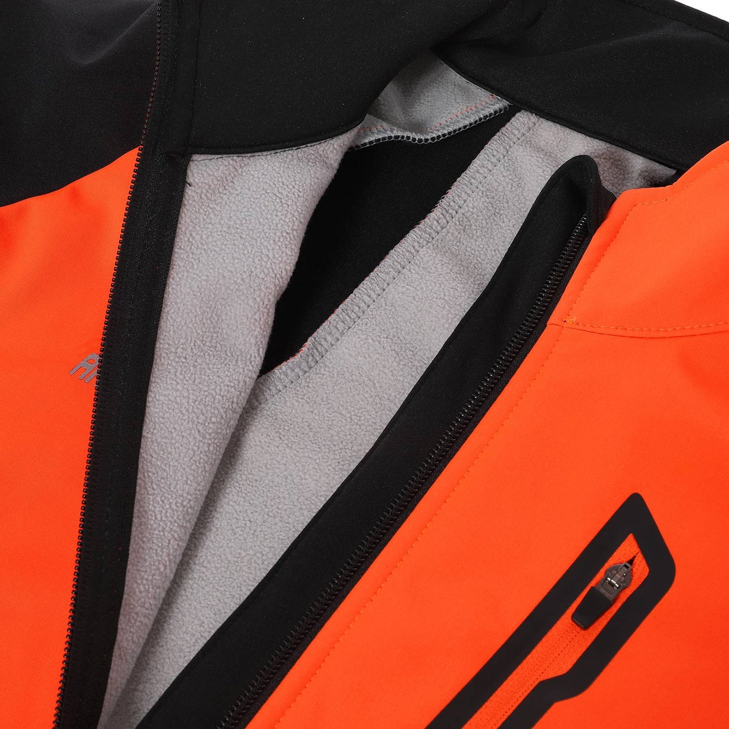 Arsuxeo Men Cycle Jacket Waterproof Windproof Thermal Fleece Bike Jersey MTB Bicycle Riding Running Autumn Winter Jacket Coat