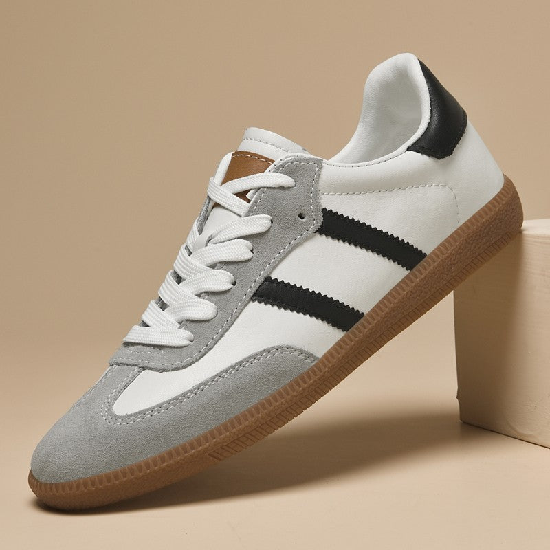 All-match Male Skate Shoes Skateboard Footwea Genuine Leather Sneakers 2025 New Arrival Mens Tenis Masculino Leisure Walk Flats