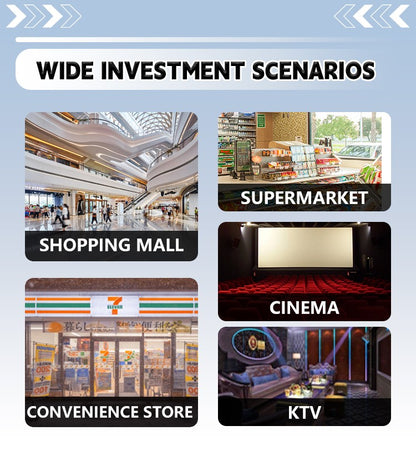 High Capacity Vending Machine Energy Efficient Smart Combo Machine for Libraries with Quiet Operation Mode Snack Vending Machine