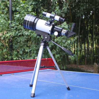 Telescópio Astronômico 30070 com Espelho Localizador Tripé Clipe de Telefone Alta Ampliação Entrada Usando Observação Astronômica de Estrelas