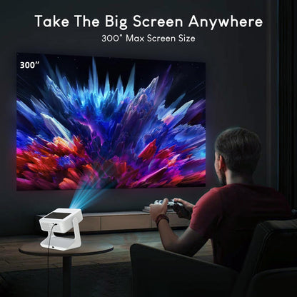 projector 4k A2pro 4K WiFi Projector - Dual Screen, Android OS, Home Theater, Supports Gaming & Karaoke