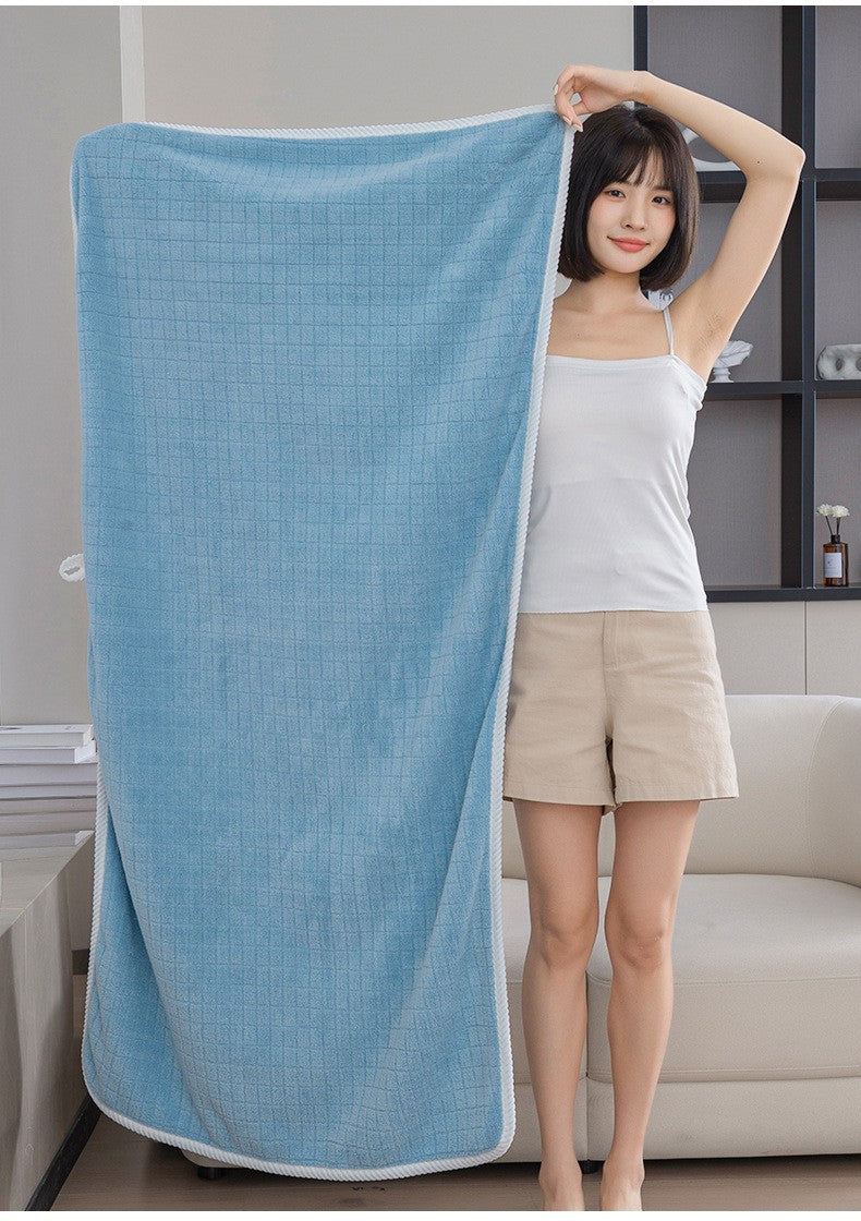 Super Large Baths Towels High quality thicken Coral velvet bath towel Soft Comfort super Quick Absorbent Bath Towel 80x150cm