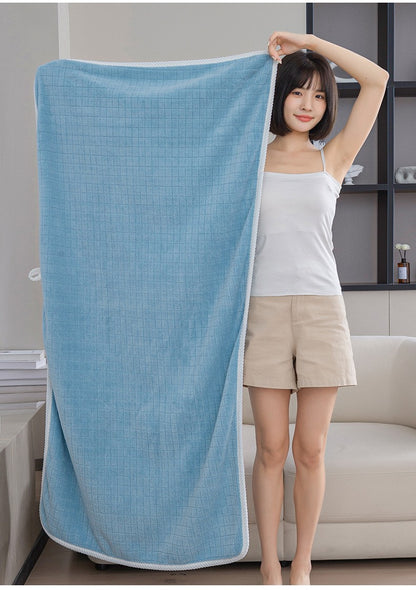 Super Large Baths Towels High quality thicken Coral velvet bath towel Soft Comfort super Quick Absorbent Bath Towel 80x150cm