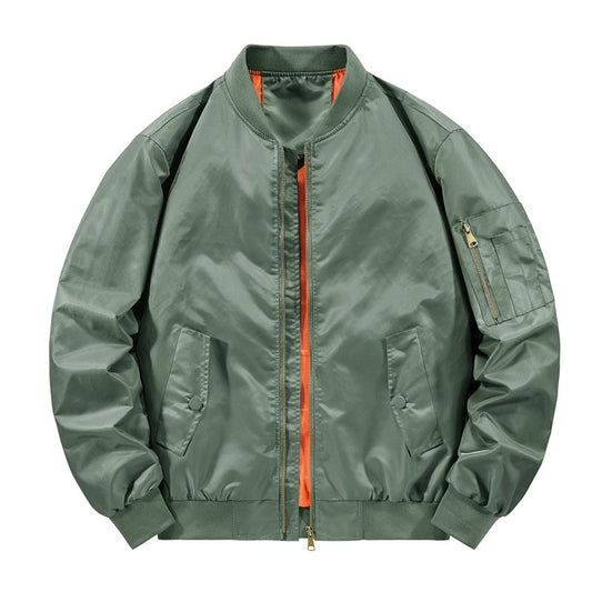 Spring Autumn Men's Bomber Jackets Fashion Men Retro MA-1 Pilot Zipper Coats Men Windbreaker Baseball Uniform Sports Jacket 6XL