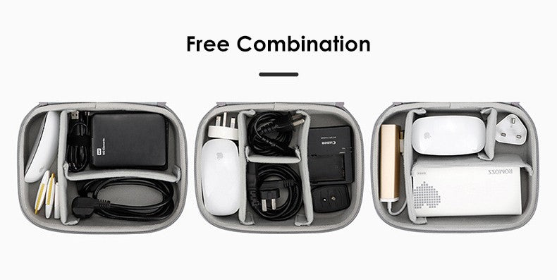 Hot Sale Waterproof Hard Shell Digital Gadgets Storage Bag Travel Organizer for Electronics Accessories HDD Earphone Storage Box