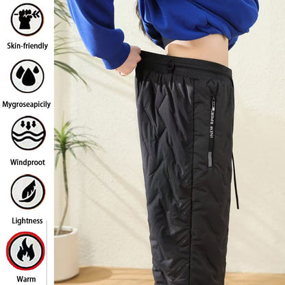 Animal Game Outdoor Women Plush Thick Fleece Waterproof Sweatpant Windproof Casual Work Pants Warm Lambswool Thermal Outerwear