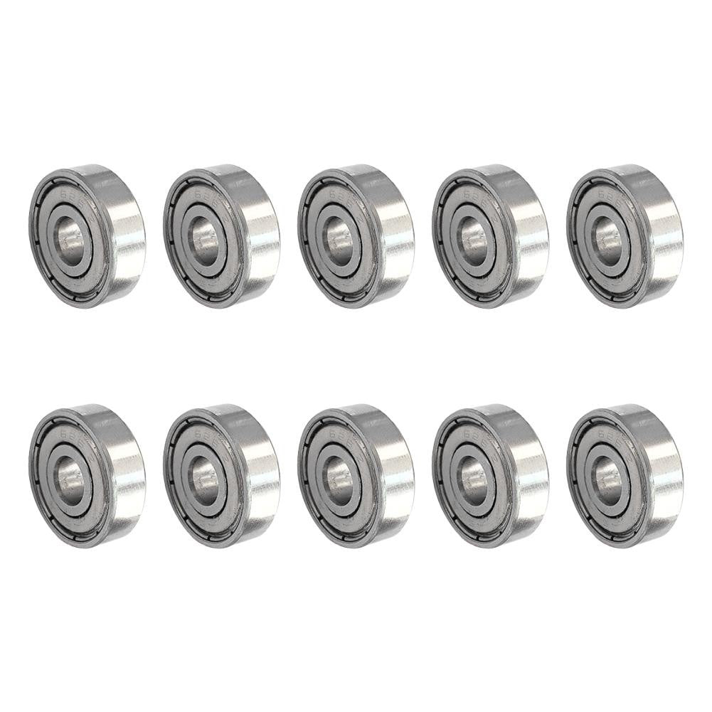 100-10Pçs Rolamentos de Esferas 608ZZ 623ZZ 626ZZ 687ZZ Rolamentos Miniatura de Sulco Profundo para Skate Patinete Rolamentos para Impressoras 3D