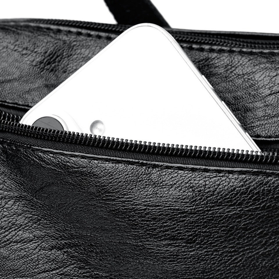 Top Quality Pu Leather Female Crossbody Multiple Pockets Bag Elegant Shoulder Bags for Women Casual Purses and Handbags Sac 2026