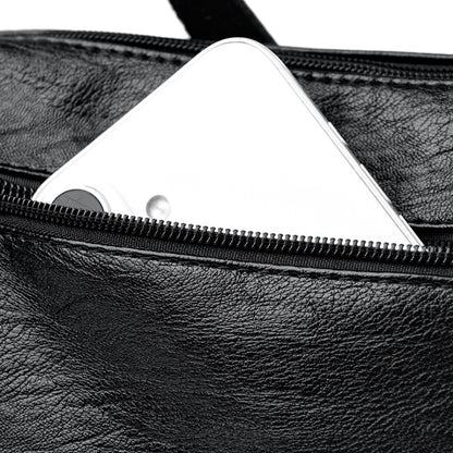 Top Quality Pu Leather Female Crossbody Multiple Pockets Bag Elegant Shoulder Bags for Women Casual Purses and Handbags Sac 2026