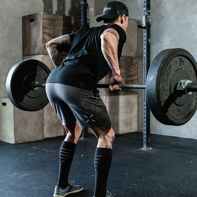 Summer Gym Sports Compression Shorts Mens Streatwear Quick Dry Quarter Short Pants Jogging Basketball Shorts Casual Trend Shorts