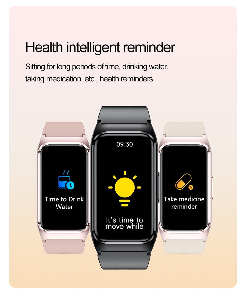 ECG+PPG Smart Watch Health Monitoring Blood Pressure Uric Acid Blood Fat bracelet Bluetooth Call Reminder Waterproof SmartWatch