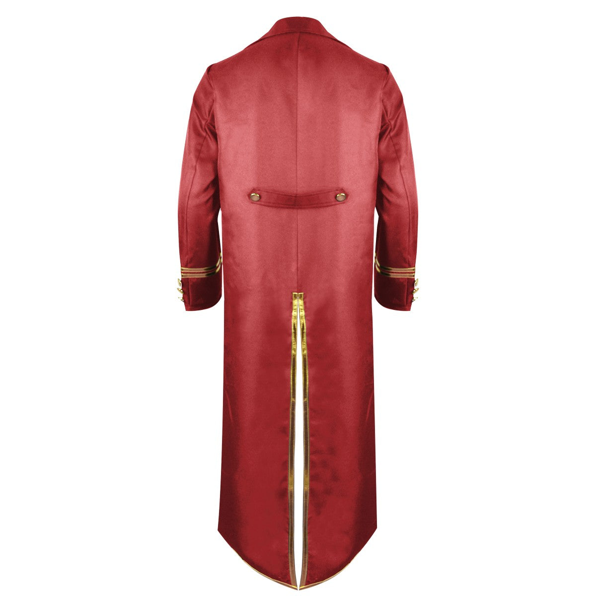 Halloween Costume Men Tuxedo Medieval Vintage Costume Male Mid-Length Punk Vintage Gilt Tuxedo Stage Performance Clothing