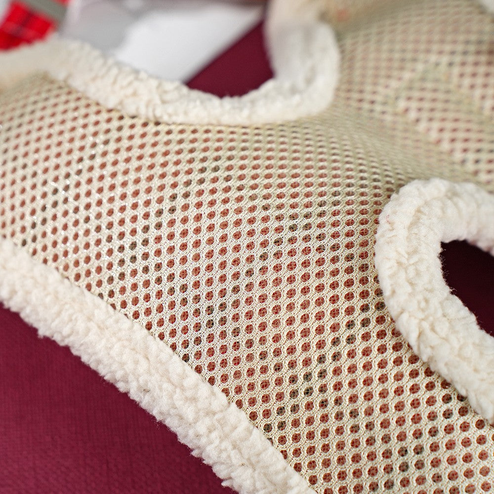 Conjunto de Coleira e Peitoral Respirável para Cães Peitoral de Pele para Cães Quente de Inverno Colete Corda para Passeio de Animais com Saco de Lixo para Cães Pequenos e Médios