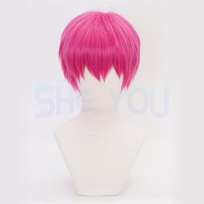 Anime The Disastrous Life Of Saiki K. Cosplay Props Saiki Kusuo Wig Hairpins Glasses Green Lens Sunglasses Costume Accessories