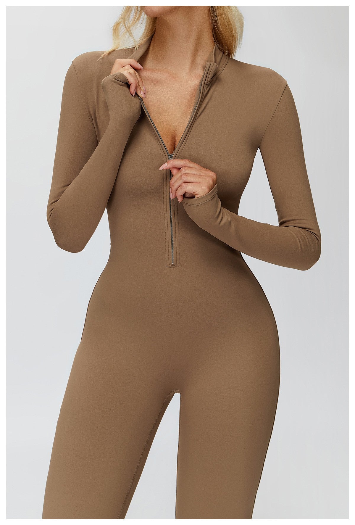 Women Long Sleeves Gym Suit Women Yoga Clothing Sportswear Sports Jumpsuit Female Workout Bodysuits Fitness One-Piece Suit