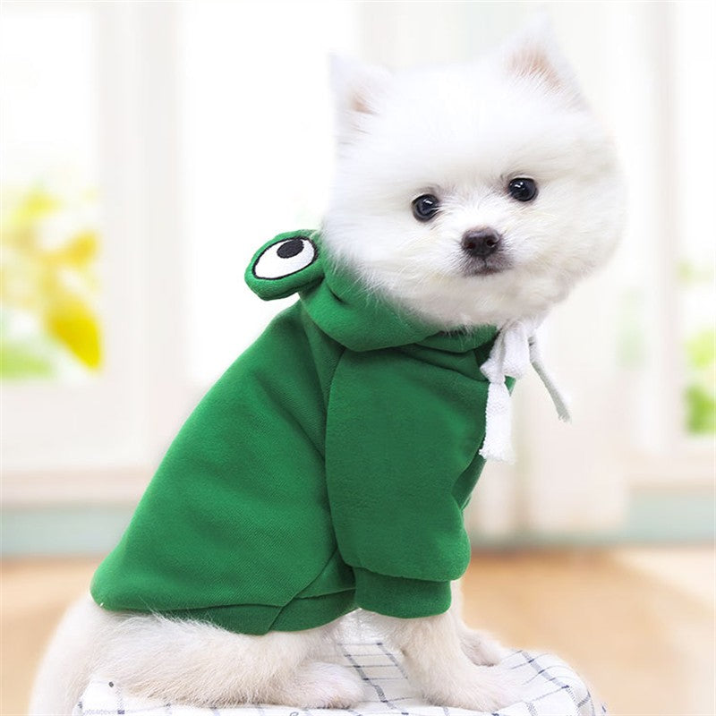 Roupas para Pets Cachorros Moletom com Capuz Fruta Casaco Quente Gato Suéter Fantasia de Inverno para Filhotes Cães de Pequeno Médio Grande Porte e Gatos