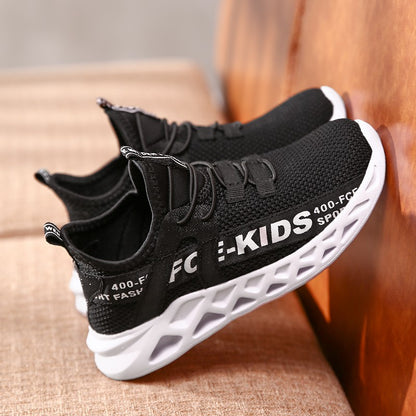 Children's School Student Running Sneakers Breathable Lightweight Soft Non-slip Leisure Comfortable Walking Shoes Boys Girls