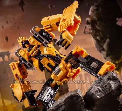 DD02 Anime Transformation Toys AOYI 8 EM 1 Boneco Articulado Maneiro Modelo Scrapper G1 KO SS60 Devastator Engenharia Carro Robô Menino