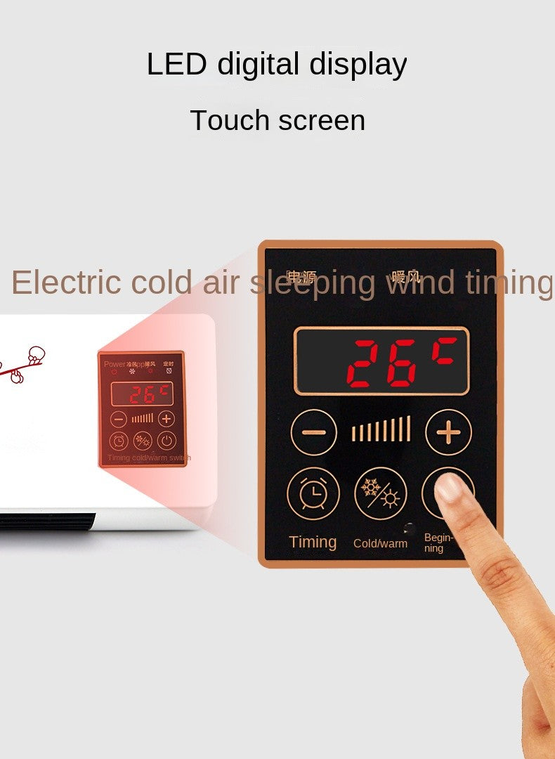 Climatizador e Aquecedor de Parede Doméstico Ar Condicionado Portátil Ventilador Pequeno
