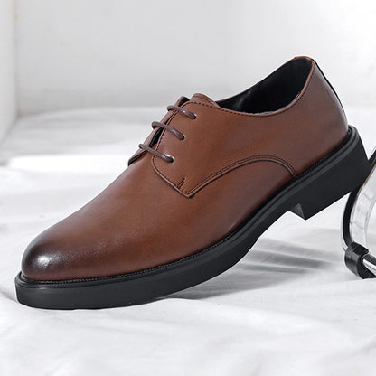 Classic Brogue Office Leather Shoes Men Casual Business Leather Shoes Korean Formal Oxford Men's Dress Shoes