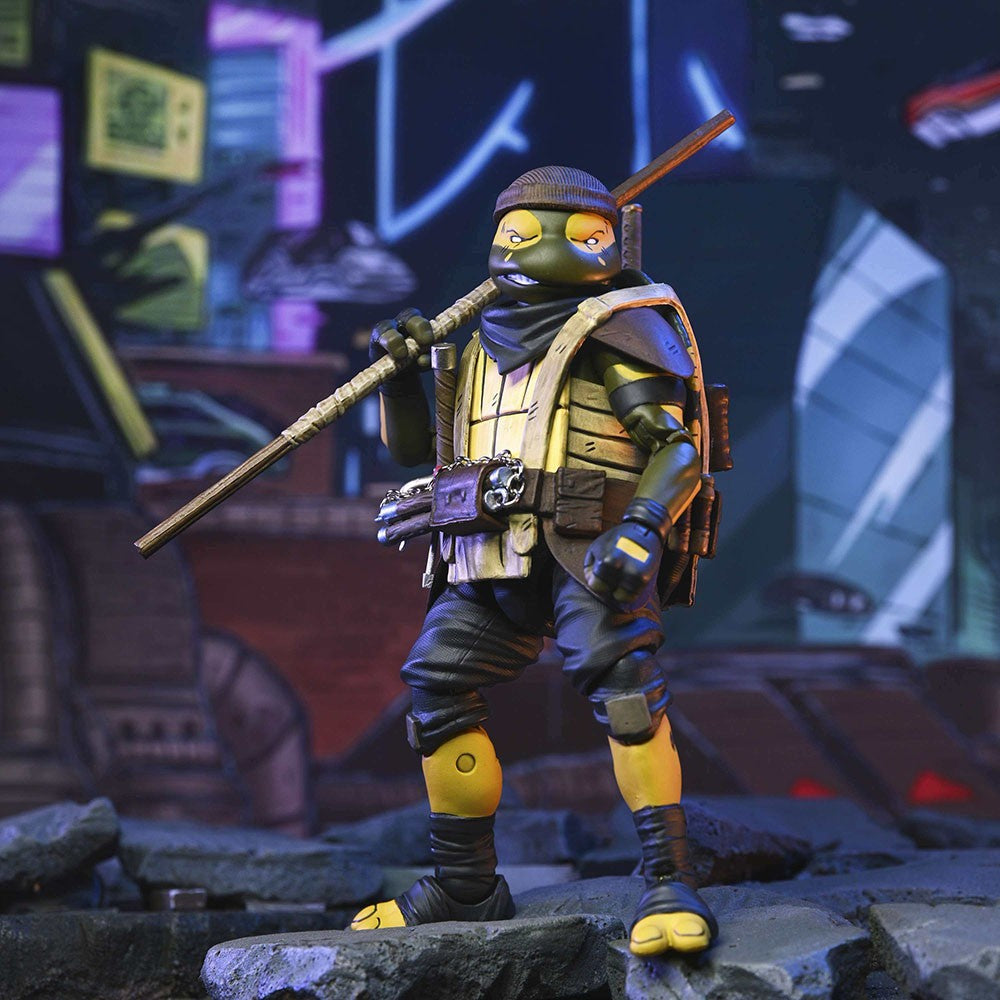 NECA Tartarugas Ninja Mutantes Adolescentes O Último Ronin Ultimate Yi Odyn Moja UnoRe-Evolution Boneco de Ação