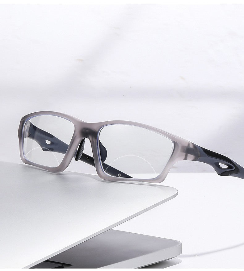 Sports Bifocal Reading Glasses Man Photochromic Anti-blue Light +1.0 To +4.0 TR90 Frame Eyeglasses High Quality Eyewear Readers