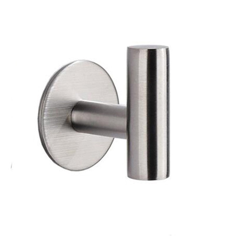 Aluminum Alloy Robe Hook Towel Hooks Self Adhesive Wall Coat Racks Rustproof Hook Hangers Wall Hook Kitchen Bathroom Accessories