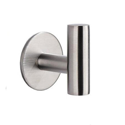 Aluminum Alloy Robe Hook Towel Hooks Self Adhesive Wall Coat Racks Rustproof Hook Hangers Wall Hook Kitchen Bathroom Accessories