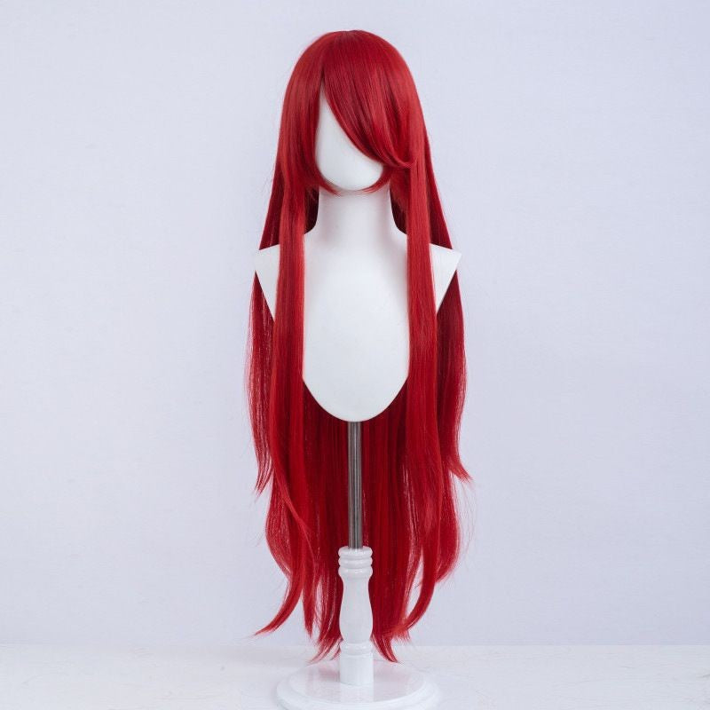 100cm Long Straight Cosplay Wig Anime Compatible Universal Omopinenet Heat Resistant Synthetic Hair Wigs + Wig Cap