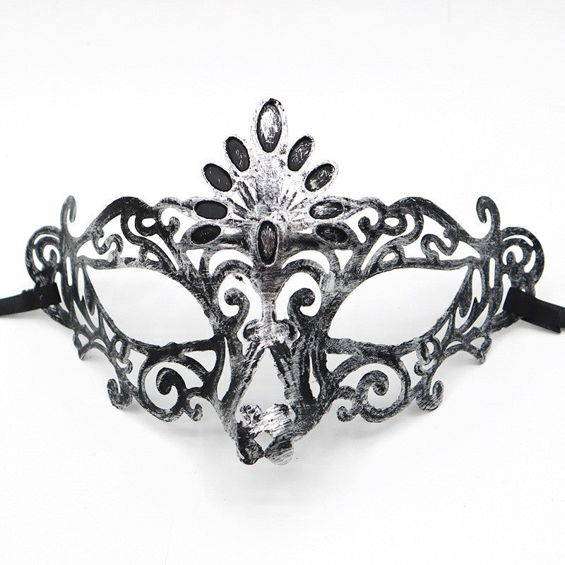 1pc Amazing Mask Antique Gold and Silver Jazz Flat Head Mask Ball Party Gathering Men and Women Cosplay Half Mask Decoration