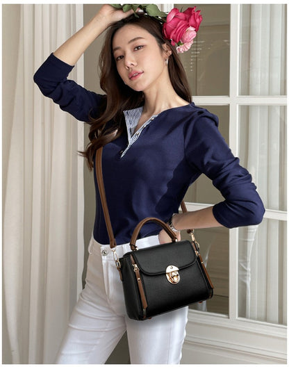 Vintage Handbag Women Fashion Crossbody Shoulder Bag Simple Small Square Bag Versatile Trendy