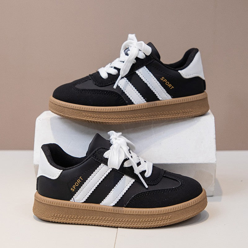 Children Tennis Shoes 2025 New Simple Kids Sneakers for Girls Patchwork Non-slip Boys Causal School Running Sneakers Non-slip