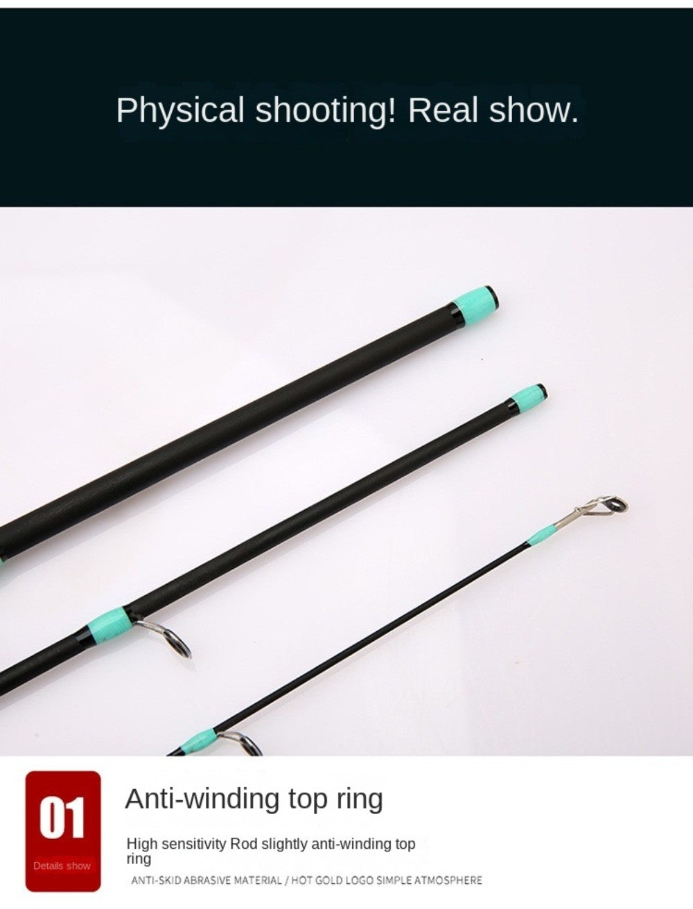 4 Sections Spinning Fishing Rod M Power Spinning Casting Fishing Rod 1.65m/1.8m/2.1m Portable Carbon Fiber Fishing Pole Winter