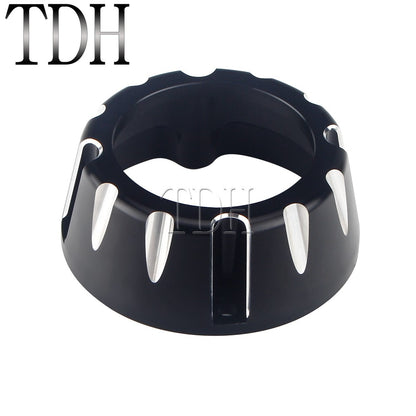 Motorcycle Muffler Exhaust Pipe Tip Replace Carbon End Cap for Harley Touring Softail Two Brother Racing 2-into-1 Full-System