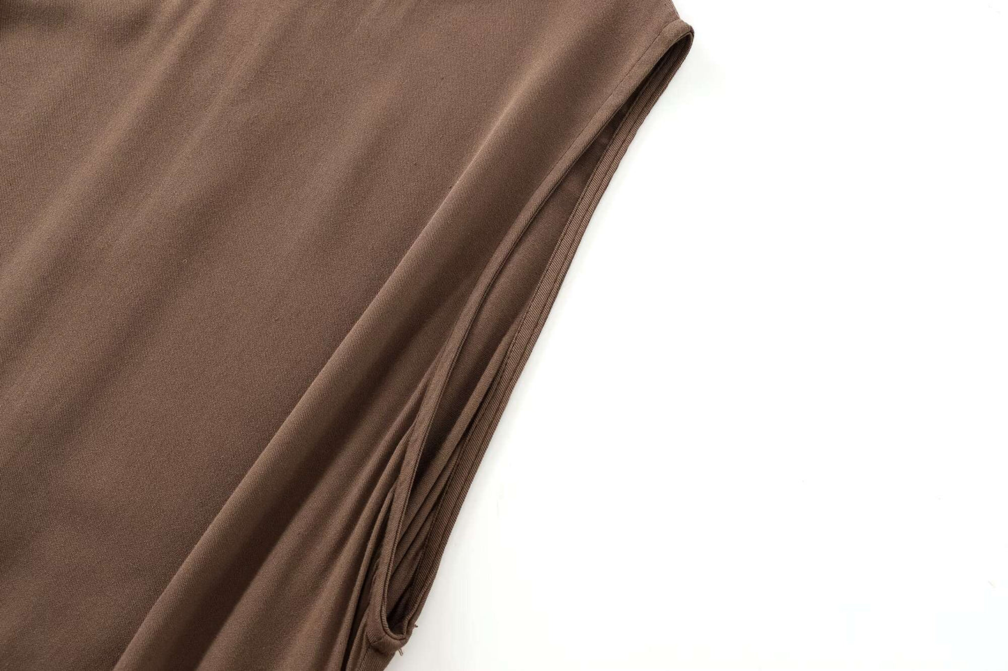 2024 Autumn and Winter New Arrivals Women's Simple Loose Round Neck Sleeveless V