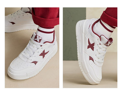 Xtep Skateboarding Shoes For Women 2024 Summer Comfortable Skate Shoes Breathable Outdoor Trekking Support Sneakers 876318310030