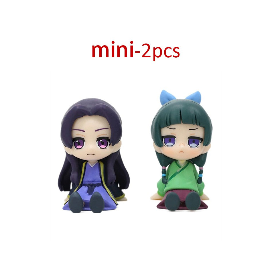 Miniatura Atacado Q Posket BANDAI Figure Demon Slayer 6un/12un/Conjuntos Kimetsu No Yaiba Pequenas Bonecas PVC Decoração de Mesa