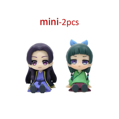 Miniatura Atacado Q Posket BANDAI Figure Demon Slayer 6un/12un/Conjuntos Kimetsu No Yaiba Pequenas Bonecas PVC Decoração de Mesa