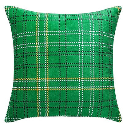 Christmas Pillow Cover, Scottish Plaid Cushion Cover, Sofa Living Room Christmas Home Decoration  45x45 pillow case
