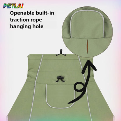 Roupas para Cachorros Jaqueta Externa Roupa Impermeável Capa de Chuva Casaco Roupa para Animais de Estimação Chuva Externa de Uso Duplo Roupa para Cães Grandes Roupa de Vento para Animais de Estimação
