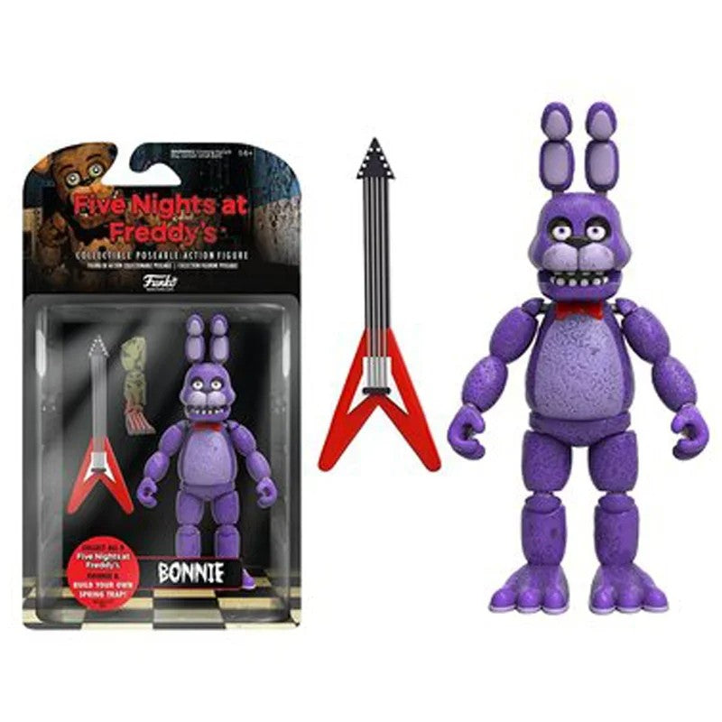 Figuras FNAF de 14cm Nightmare Freddy Bonnie Foxy Chica Boneco Articulado Blacklight Freddy Frostbe Coleção de Brinquedos