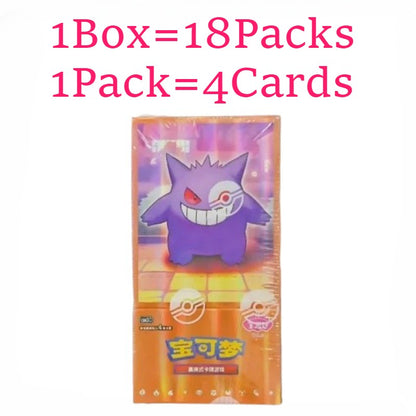 100% Original Pacote de Gemas Pokemon Vol3 Edição Cartas Anime Pokemon PTCG Bolsa de Gemas 2 Cartas Colecionáveis Brinquedo Presente de Aniversário Social
