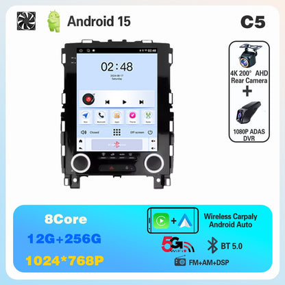 Rádio Android 15 Para Renault Koleos Megane 4 Samsung SM6 Talisman 2017 - 2019 Carro Multimídia carplay sem fio auto 5G WiFi GPS