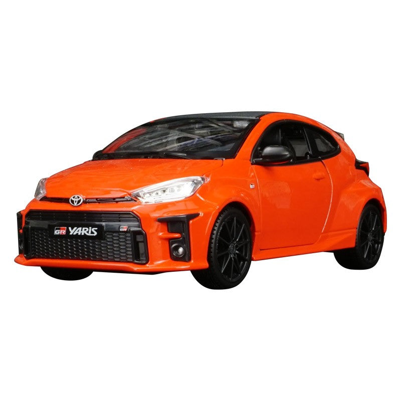 Maisto 1/24 GR Toyota Yaris Carro de Liga Leve Modelo Diecast Veículos de Metal Modelo de Carro Alta Simulação Escala em Miniatura Brinquedo Infantil de Presente