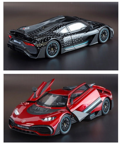 Simulation 1:18 Mercedes Benz AMG ONE Super Car Model Dieacst Toy Vehicle Collectibles Birthday Gifts Man Boy Miniature Voiture