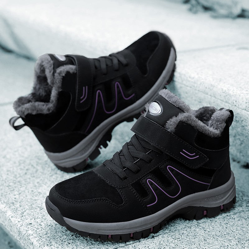 2025 Women Winter Snow Boots For Men And Women Outdoor Hiking Boots Non-Slip Warm Woman's Sneakers Size 35-45 Ankle Footwear