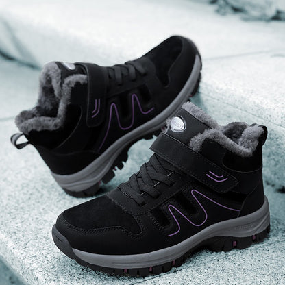 2025 Women Winter Snow Boots For Men And Women Outdoor Hiking Boots Non-Slip Warm Woman's Sneakers Size 35-45 Ankle Footwear