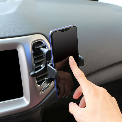 Car Air Vent Mobile Phone Holder Universal Hook Clip Support for iPhone Samsung Xiaomi Easy Clip-On Installation Auto Accessory