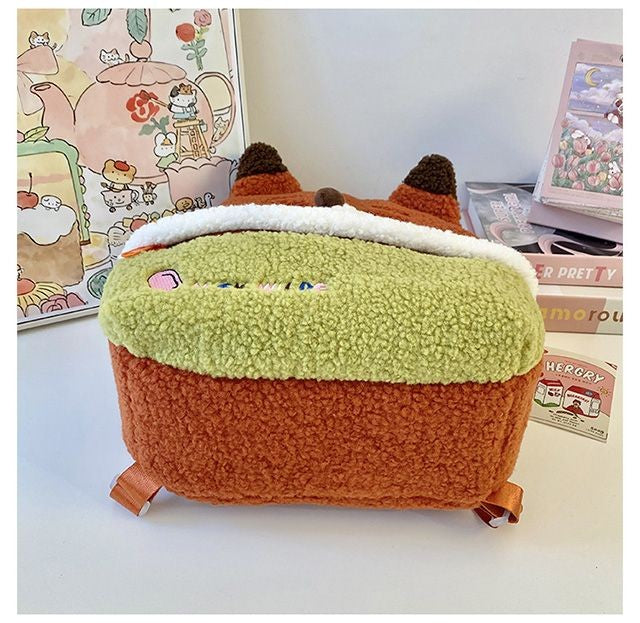 Mochila de pelúcia fofa Disney Nick e Judy, mochila de desenho animado ultraleve de grande capacidade, bolsa de boneca para estudantes, presente infantil